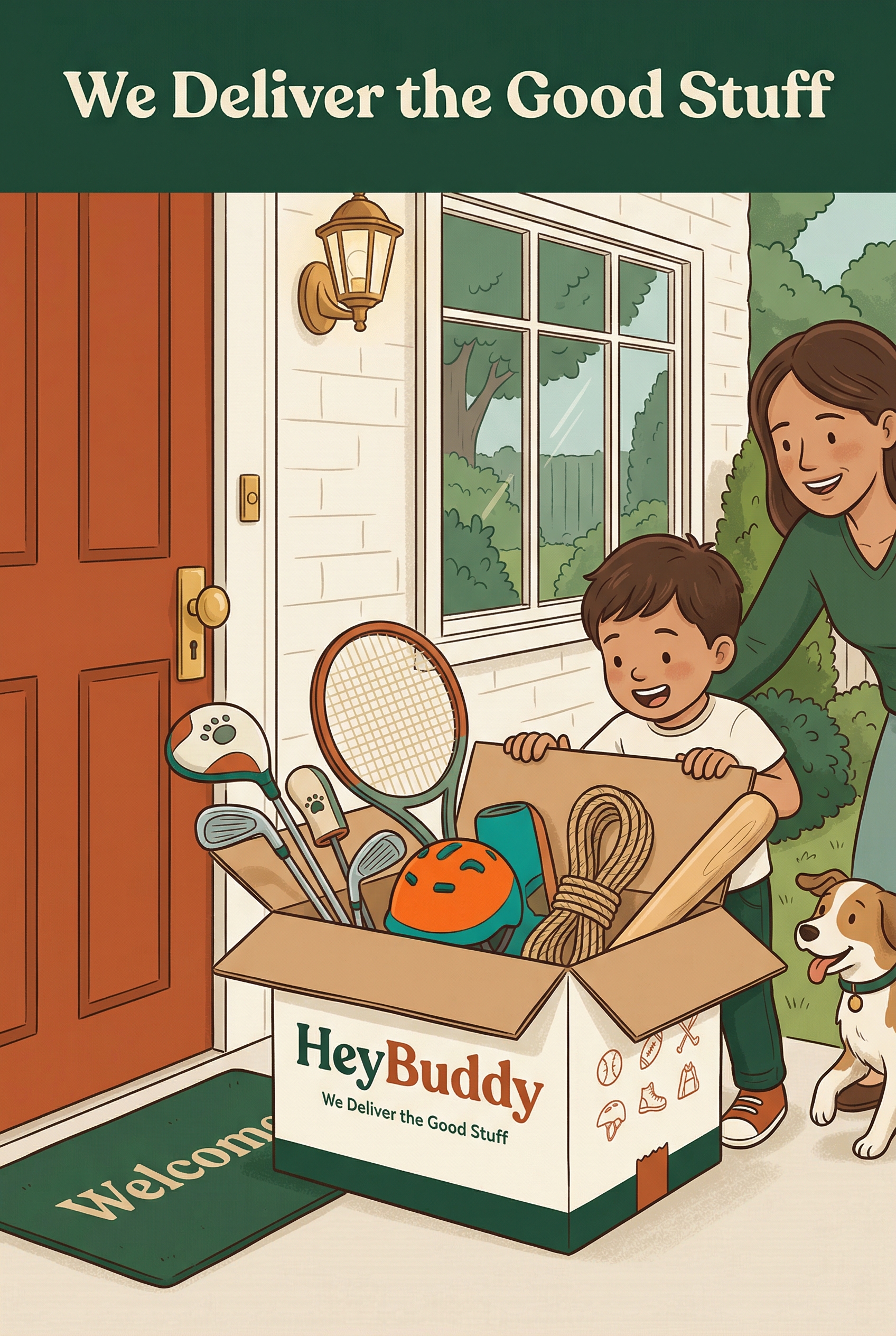 We deliver the good stuff — gear to your door